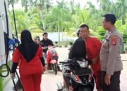 Polsek Sungai Pinyuh Cek SPBU di Wilayah Hukum Mereka untuk Antisipasi Kecurangan Selama Mudik Lebaran