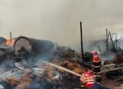 Gudang Pengolahan Sabut Kelapa di Nusapati Kebakaran, Kerugian Capai Ratusan Juta