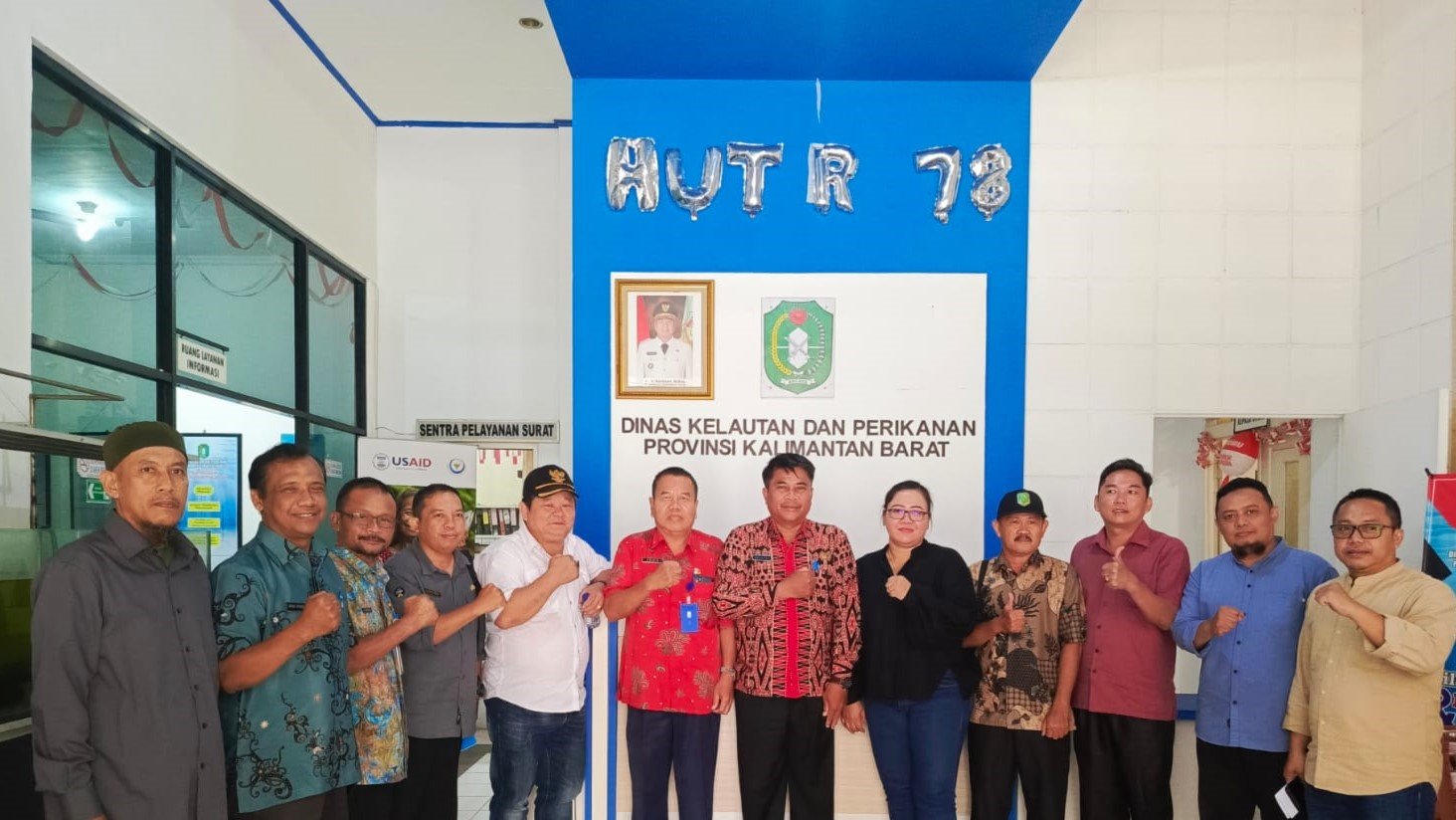 Sekretaris DPPKH Sambas Dampingi Kunker Komisi II DPRD ke Dinas Perikanan Provinsi Kalbar