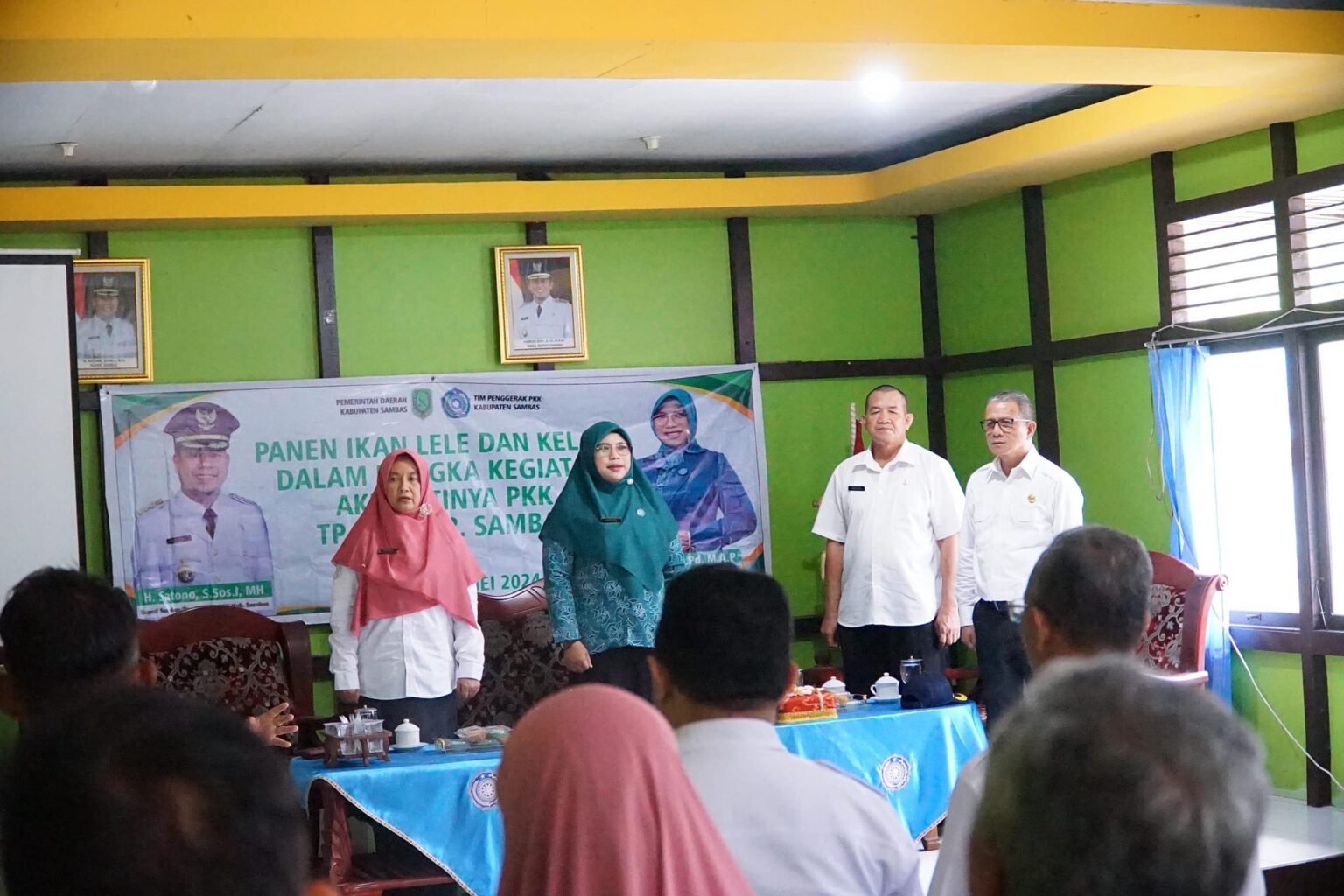 Begini Sambutan Kadis PPKH Sambas saat Kegiatan Aku Hatinya PKK Bersama Yunisa Satono