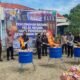 Bea Cukai Sintete musnahkan barang bukti penindakan senilai ratusan juta rupiah./Foto JEJARING KALBAR
