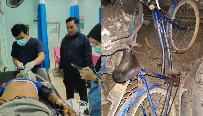 Kakek 61 Tahun di Sungai Pinyuh Meninggal Ditabrak Motor saat Bersepeda Menuju Rumah