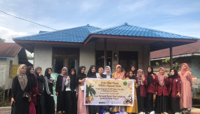 MAN 2 Kapuas Hulu dan Mahasiswa PLP2 UM Pontianak Sukses Gelar Program 1000 Kerupuk Basah Khas Jongkong