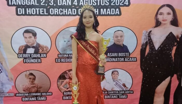 Illene Zivonareva Low, Pelajar SMP Santo Fransiskus Asisi Sungai Pinyuh Juara Putri Anak Kalbar 2024