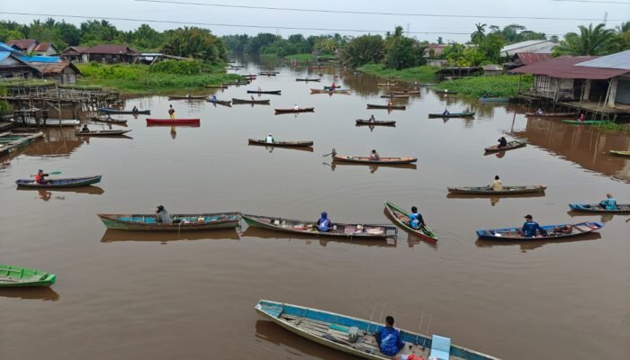 Diikuti 221 Peserta, Lomba Mancing Udang Gajik Season III di Sungai Semparuk Meriah