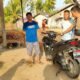 Motor yang hilang ditinggalkan pencuri di bengkel.