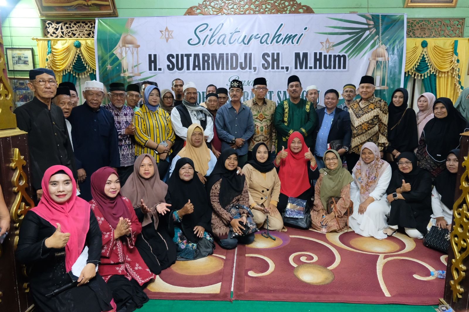 Sutarmidji di Keraton Surya Negara Sanggau