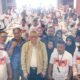 Pengukuhan relawan Sutarmidji dan Didi Haryono di Kabupaten Sanggau.