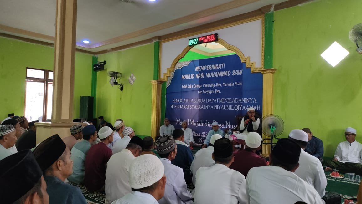 Maulid Nabi di Masjid Mujahidin Nusapati Hadirkan Habib Muhammad Syafi'ie Syahab