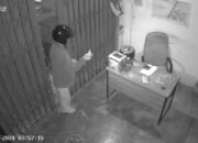 Maling Terekam CCTV di Sungai Pinyuh, Pelaku Gasak Uang dan Tabung Gas