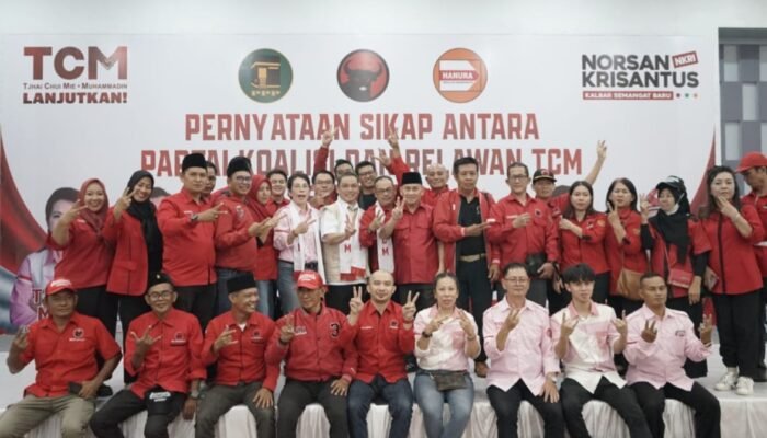 Relawan TCM dan NKRI Singkawang Bersatu Menangkan Nomor Urut 2