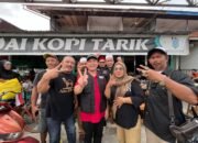 Ria Norsan Sapa Masyarakat di Kedai Kopi Tarik Sintang