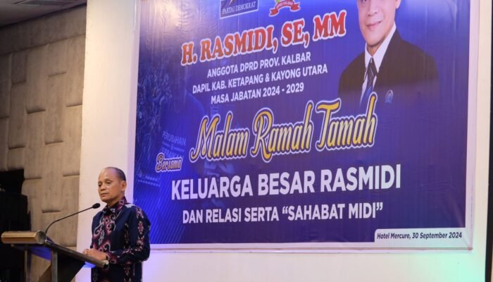 Rasmidi Apresiasi Sutarmidji, Buktikan Komitmen Percepatan Pembangunan di Ketapang dan Kayong