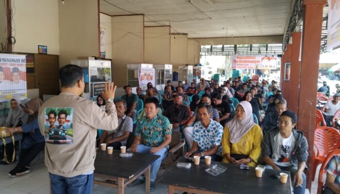 Misni-Mariadi Buat Kartu Sambas Gemilang untuk Timses Kecamatan Tebas