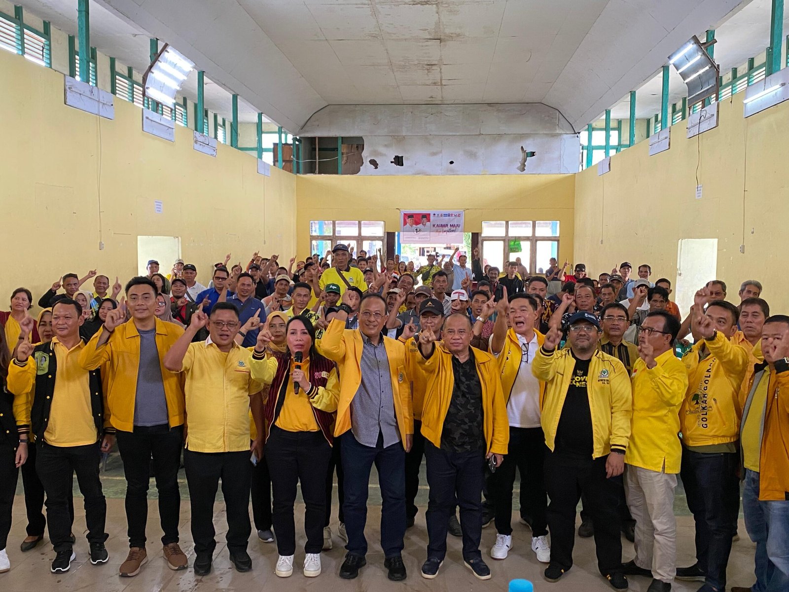 Calon Wakil Gubernur Kalimantan Barat nomor urut 1, Didi Haryono menghadiri Karakterdes Partai Golkar Kabupaten Sanggau, Kecamatan Meliau, Rabu, 2 Oktober 2024.