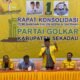 Didi Haryono saat menghadiri konsolidasi pemenangan Partai Golkar Sekadau.