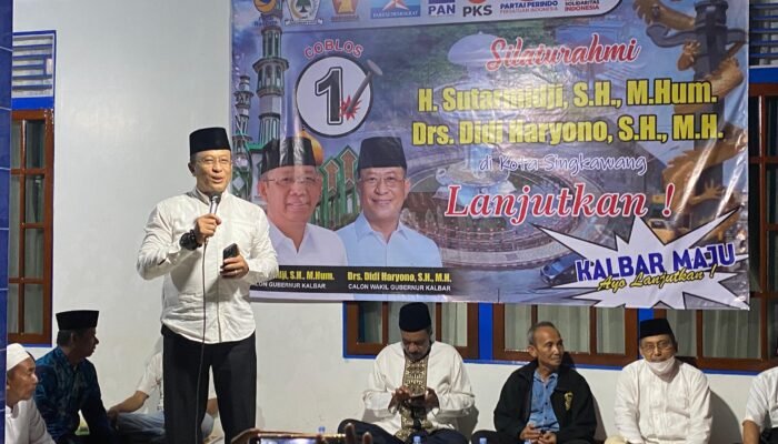 Didi Haryono Silaturahmi dengan Warga Pasiran Singkawang, Ini yang Disampaikan!