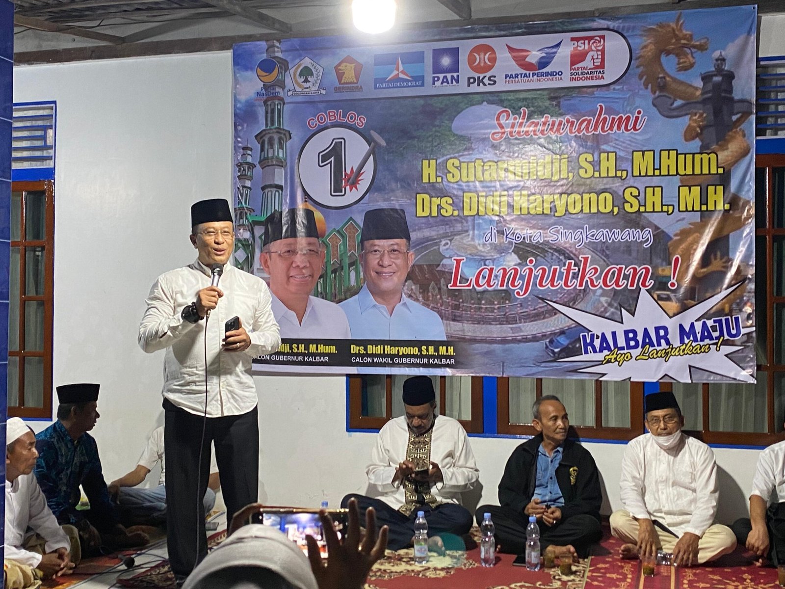Didi Haryono silaturahmi dengan warga Pasiran Singkawang