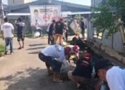 Tim Jaguar Sehati Relawan NKRI dan Teruji, Bersihkan Selokan Gang Usaha Sungai Pinyuh