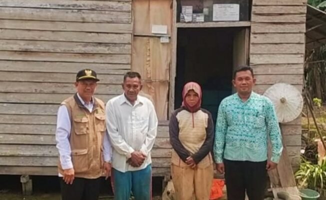 Baznas akan Bedah Rumah Tak Layak Huni Milik Lojeng di Parit Bugis Segedong