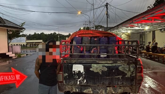 Pelaku Penyalahgunaan Solar Subsidi di Kecamatan Tebas Ditangkap Polisi