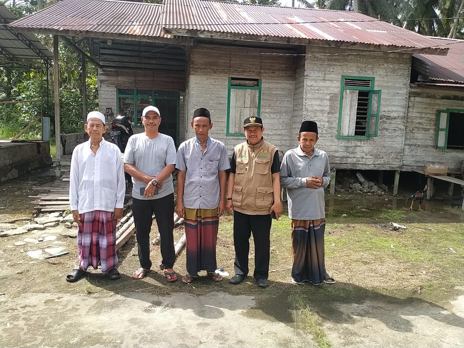 Baznas akan Renovasi Rumah Guru Ngaji di Bakau Kecil Mempawah Timur