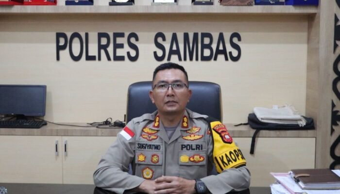 Kapolres Sambas Ajak Masyarakat Bersama Jaga Kondusivitas Usai Pilkada