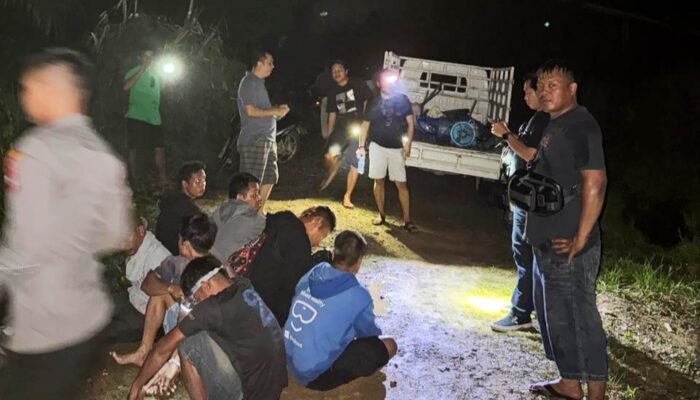 13 Pelaku PETI di PT WHS Sambas Ditangkap Polisi, Perusahaan Rugi Rp3,2 Miliar