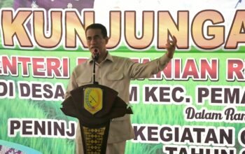 Menteri Pertanian RI Tinjau Optimalisasi Lahan di Sambas untuk Tangani Darurat Pangan