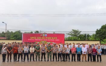 Polres Sambas Apel Pasukan Operasi Lilin Kapuas untuk Amankan Nataru