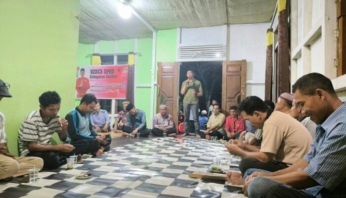 Warga Sebangun Apresiasi Kunjungan Reses Wakil Ketua DPRD Sambas
