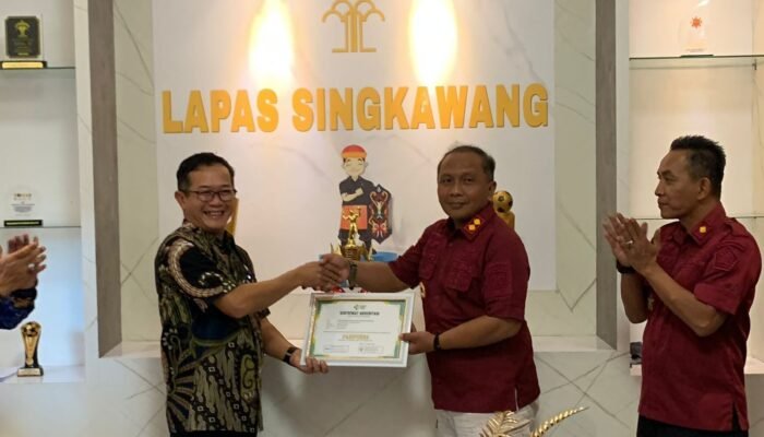 Klinik Lapas Singkawang Terakreditasi Paripurna, Bukti Dedikasi Tingkatkan Pelayanan Kesehatan