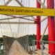 Jembatan gantung Pedada-Sungai Serabek, Kecamatan Teluk Keramat aspirasi DPR RI, Syarief Abdullah Alkadrie akan segera diresmikan.