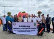 Bupati Sambas Terima Bantuan Korban Banjir dari Pontianak
