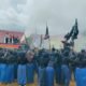 Pelajar SMAN 1 Sungai Pinyuh Gelar Perpisahan dengan Konsep Basah-basahan