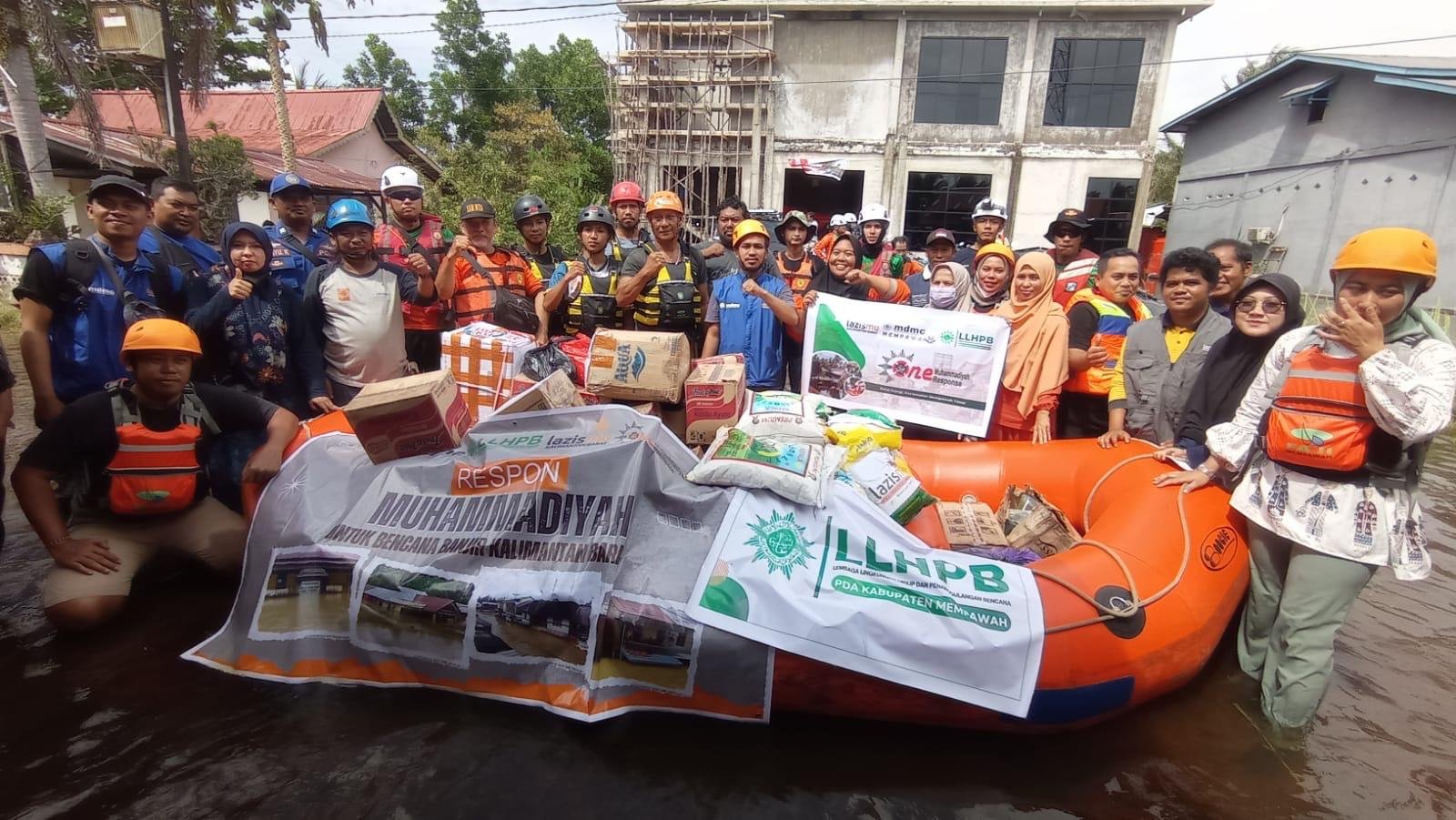 MDMC Mempawah Terus Lakukan Penanggulangan Bencana Banjir di Kabupaten Mempawah