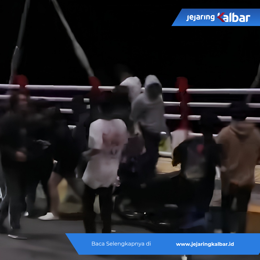 Tangkapan layar video amatir warga saat perkelahian di JSSB/Istimewa