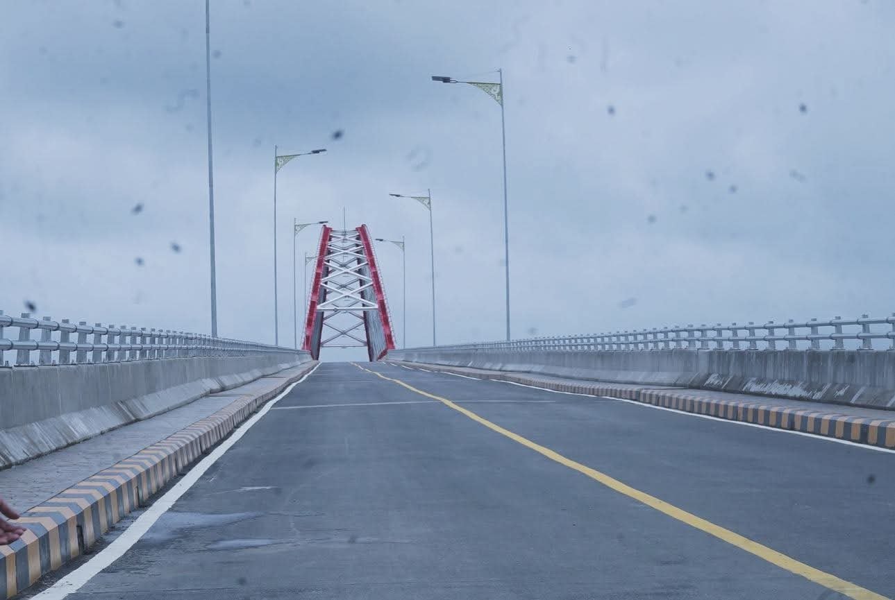 Jembatan Sungai Sambas Besar sudah dibuka untuk masyarakat/Foto Humas Prokopim