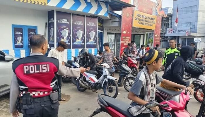 Belasan Pebalap Kampung Diamankan Polres Ketapang, Ganggu Bulan Suci Ramadan