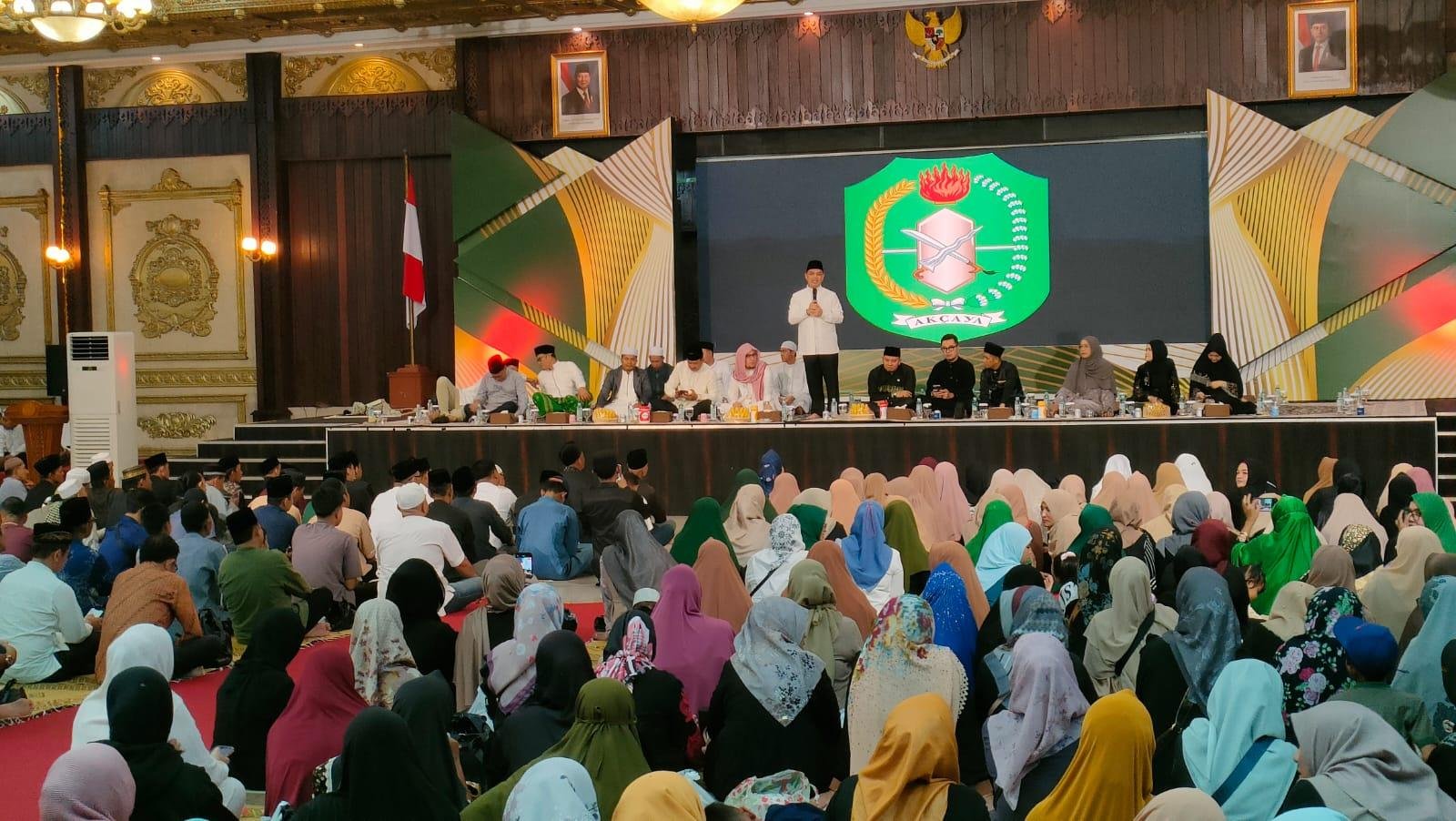 Gubernur Kalbar, Ria Norsan menggelar silaturahmi Ramadan dan buka puasa bersama di Pendopo, Minggu 23 Maret 2025/Foto Bung Ranie/Jejaring Kalbar
