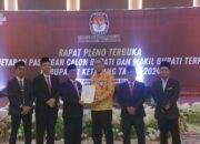 PJ Sekda Ketapang Hadiri Rapat Pleno Penetapan Bupati dan Wakil Bupati Terpilih