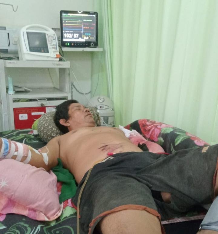 Santo, korban diterkam buaya di Perapakan.