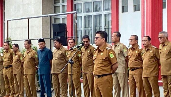 Pimpin Apel Hari Pertama Masuk Kerja, Satono Minta ASN Disiplin, Hingga Sebut Dirinya Tak Anti Kritik