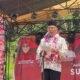 Wakil Bupati Mempawah, Juli Suryadi Burdadi membuka Naik Dango ke-40 di Sadaniang.