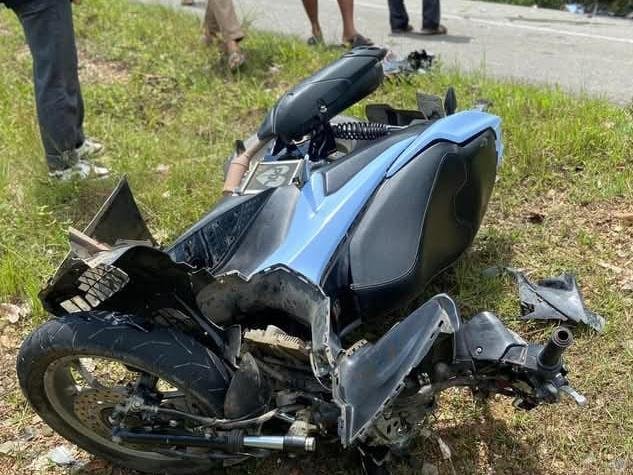 Kecelakaan di Jalan Raya Subah, Dua Korban Luka Parah.
