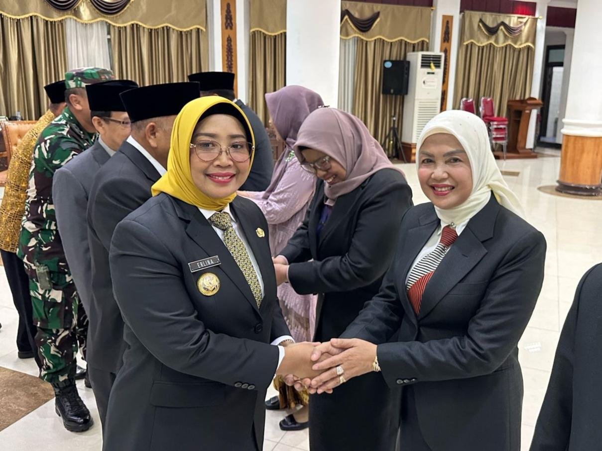 Erlina Lantik Tiga Pejabat Tinggi Pratama, Maspupah Kini Definitif Sekwan