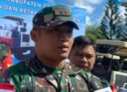 Dandim Sambas, Letkol Czi Priyo Hendrarto, saat diwawancarai, Rabu 30 April 2025.