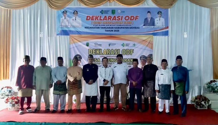 Kepala Desa Se-Kecamatan Tangaran Ikuti Kegiatan Deklarasi Stop Buang Air Besar Sembarangan