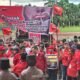 May Day 1 Mei, Buruh Kabupaten Sambas Gelar Aksi Demonstrasi di Kantor Bupati