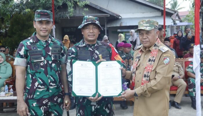 Wabup Mempawah Apresiasi TMMD ke-124 di Desa Purun Kecil
